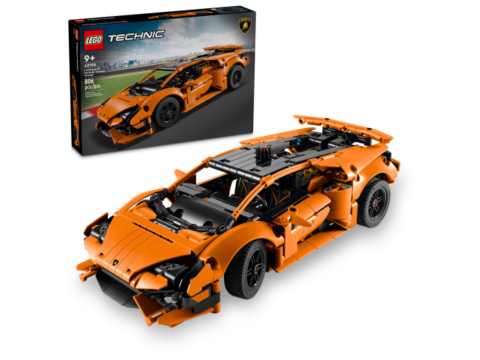 Oranžové Lamborghini Huracán Tecnica