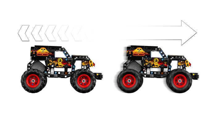 Monster Jam™ Grave Digger™ Oheň a ľad