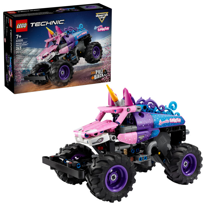 Monster Jam™ Sparkle Smash™ s naťahovacím motorom