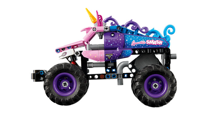 Monster Jam™ Sparkle Smash™ s naťahovacím motorom