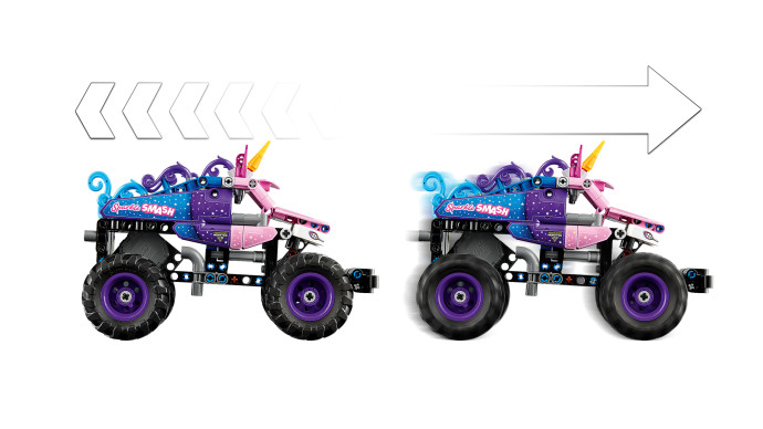 Monster Jam™ Sparkle Smash™ s naťahovacím motorom
