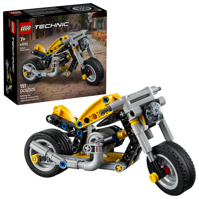 Žltá motorka