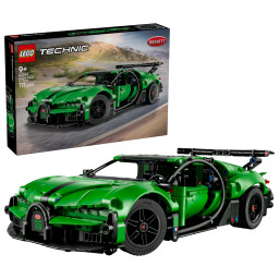 Zelené hyperauto Bugatti Chiron Pur Sport
