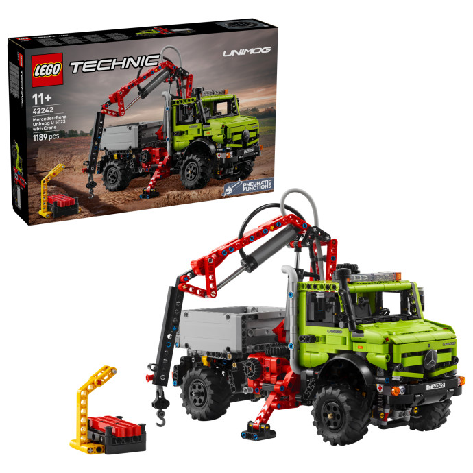 Mercedes-Benz Unimog U 5023 so žeriavom