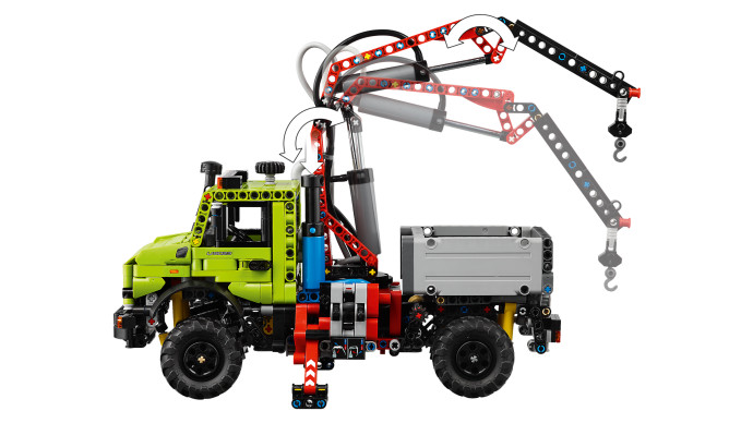 Mercedes-Benz Unimog U 5023 so žeriavom