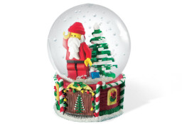 Santa Minifigure Snow Globe