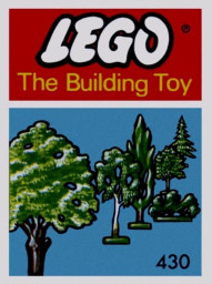 Six Trees and Bushes (The Building Toy)
