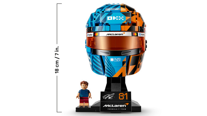 Prilba Oscar Piastri z tímu McLaren Mastercard F1®