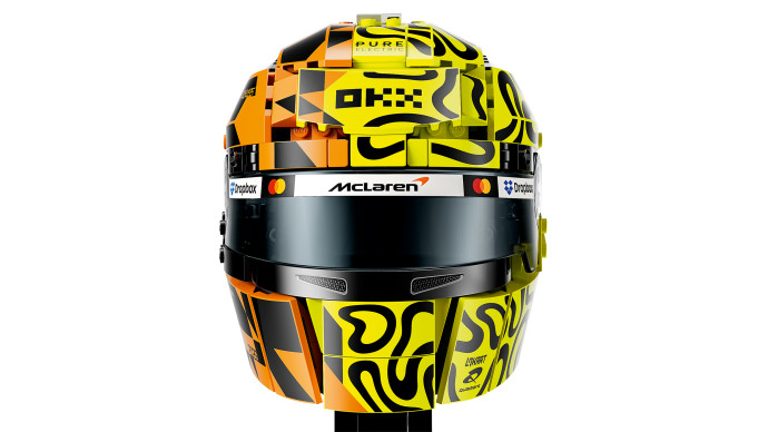 Prilba Lando Norris z tímu McLaren Mastercard F1®
