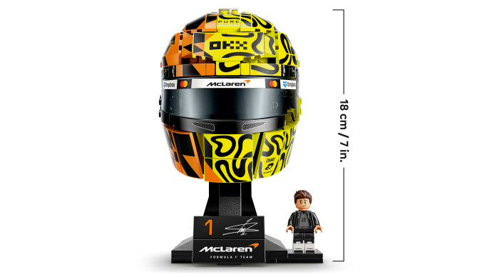 Prilba Lando Norris z tímu McLaren Mastercard F1®