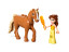 Kráska a rozprávkový kočiar s koníkom