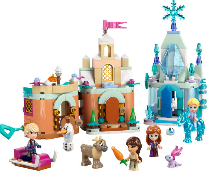 Miniaturní hrad Arendelle a Elsa a její ledový palác