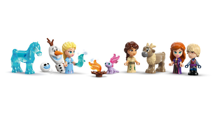 Miniaturní hrad Arendelle a Elsa a její ledový palác
