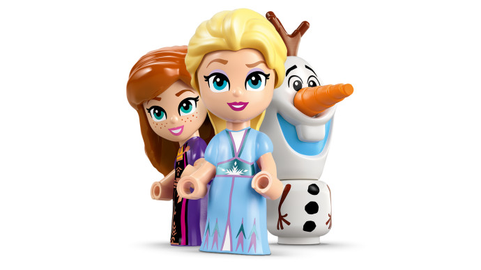 Miniaturní hrad Arendelle a Elsa a její ledový palác