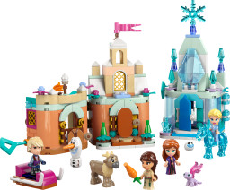 Miniaturní hrad Arendelle a Elsa a její ledový palác