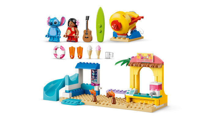 Lilo a Stitch a zábava na pláži