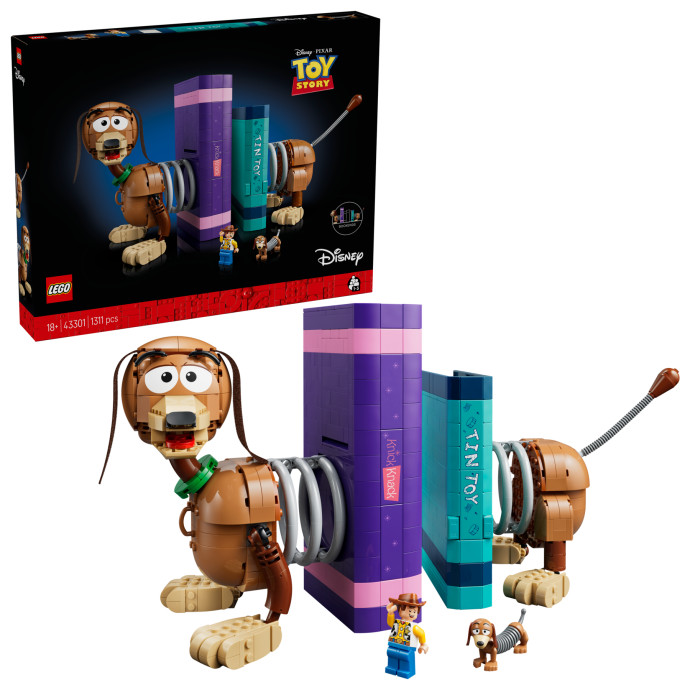 Knižné zarážky: Pes Slinky z Toy Story