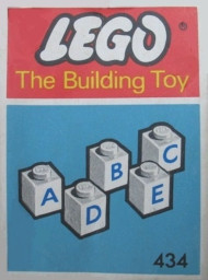 50 lettered bricks (The Building Toy)
