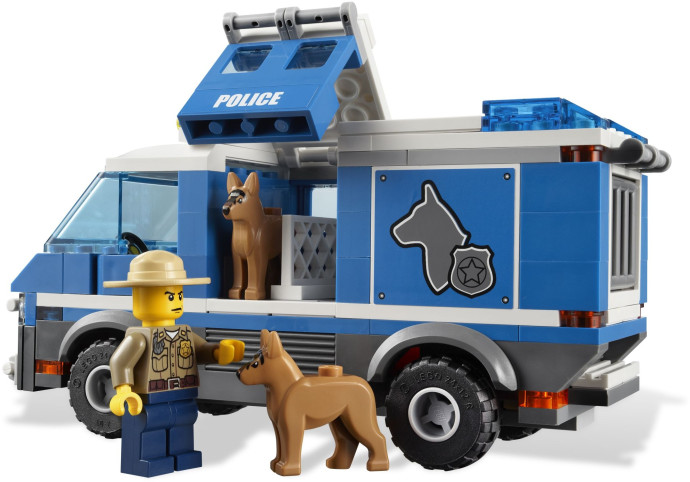 Policejní dodávka pro psa