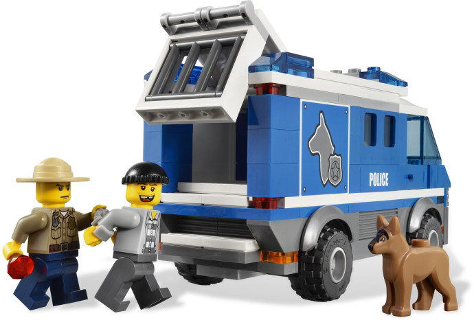 Policejní dodávka pro psa