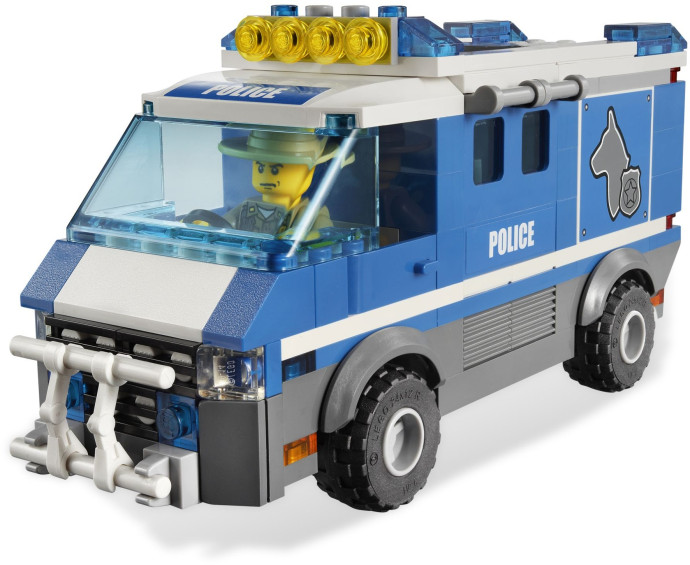 Policejní dodávka pro psa