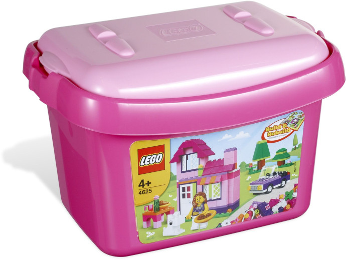 LEGO Růžový box s kostkami
