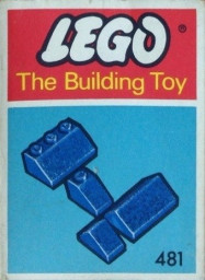 Slopes and Slopes Double 2 x 3 an 2 x 1, Blue (The Building Toy)