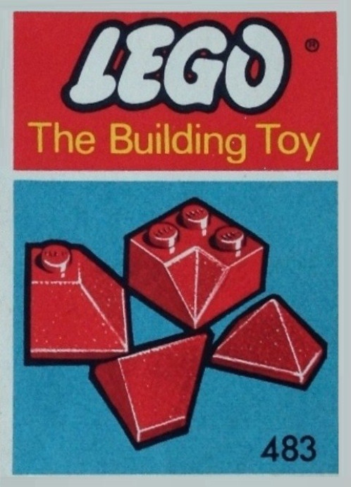 Angle, Valley and Corner Slopes, Red (The Building Toy)
