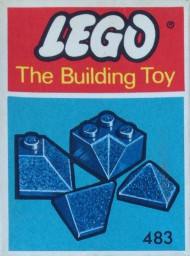 Angle, Valley and Corner Slopes, Blue (The Building Toy)