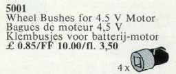 4 Wheel Bushes for 4.5V Basic Motor