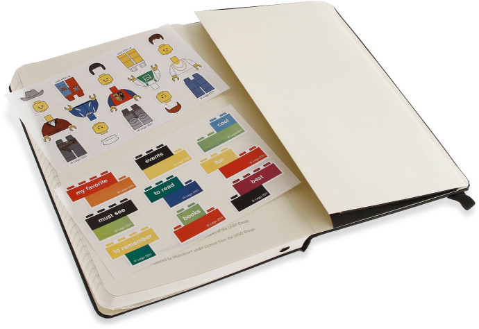 Moleskine notebook black brick, ruled, large 