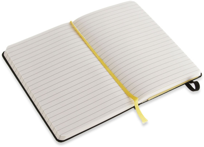 Moleskine notebook yellow brick, ruled, small