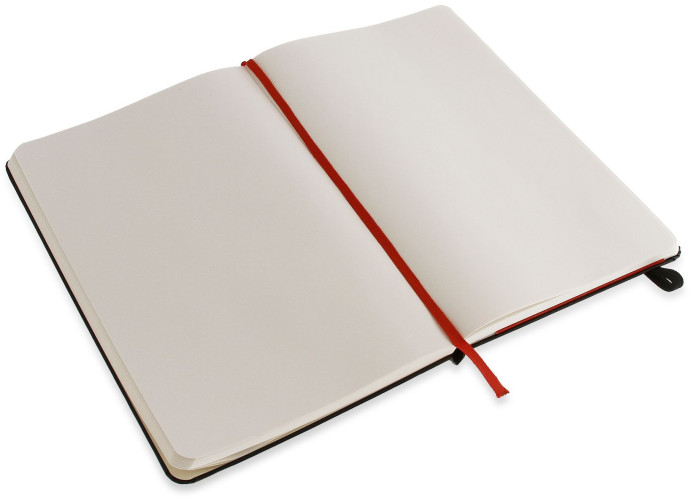 Moleskine notebook red brick, plain, large 