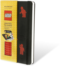 Moleskine notebook red brick, plain, large 