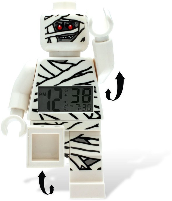 Monster Fighters Mummy Minifigure Clock