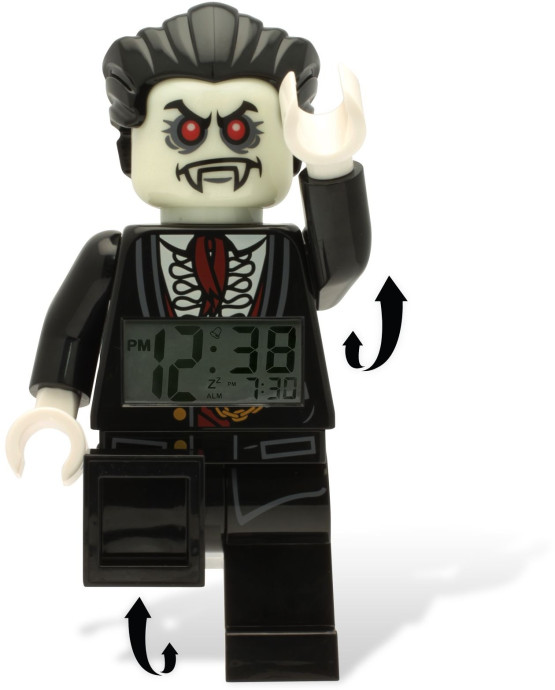 Monster Fighters Lord Vampyre Minifigure Clock