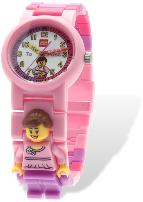Time-Teacher Girl Minifigure Watch & Clock