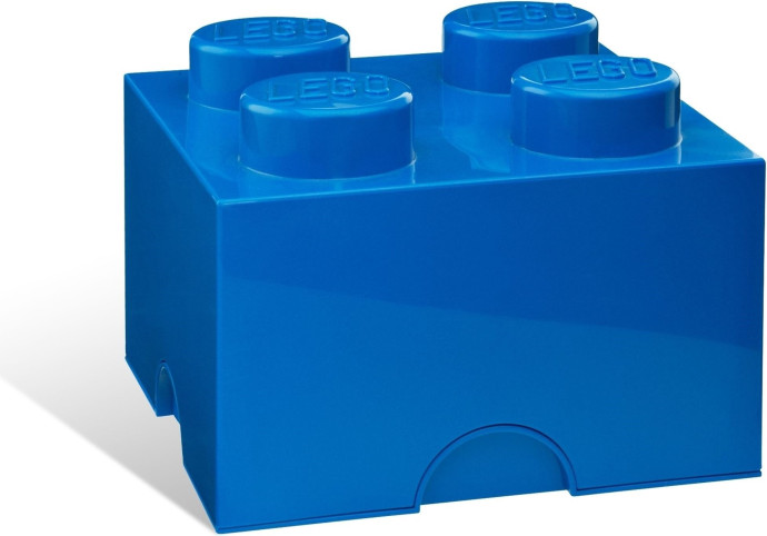 4-stud Blue Storage Brick