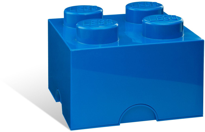 4-stud Blue Storage Brick
