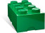 8-stud Green Storage Brick