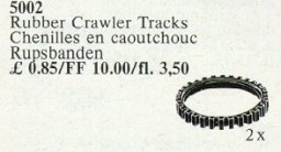 2 Rubber Crawler Tracks