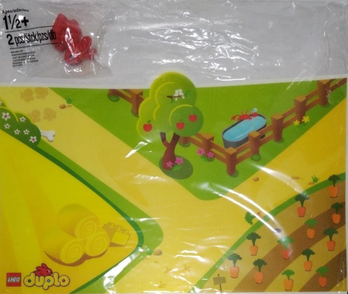 Farm Mat with Rabbit