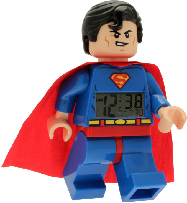 Superman Minifigure Clock