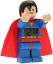 Superman Minifigure Clock