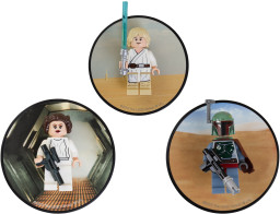 Luke Skywalker, Princess Leia and Boba Fett Magnets
