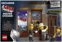 The LEGO Movie Poster Sticker 