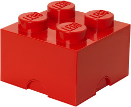 4 stud Red Storage Brick