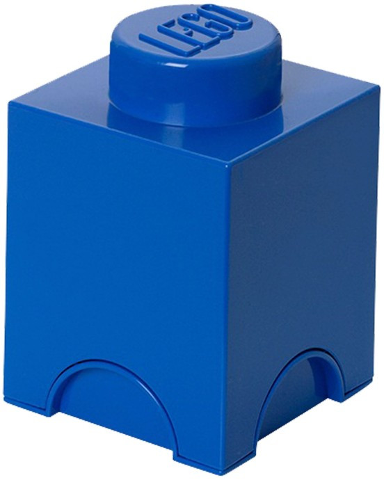 LEGO 1 stud Blue Storage Brick