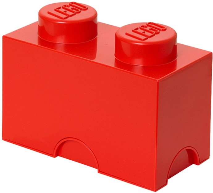 2 stud Red Storage Brick