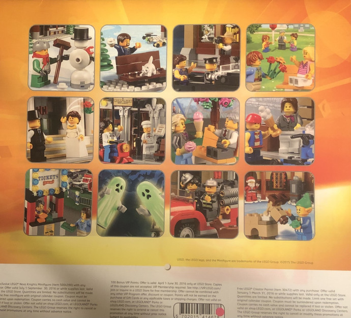 LEGO 2016 Wall Calendar